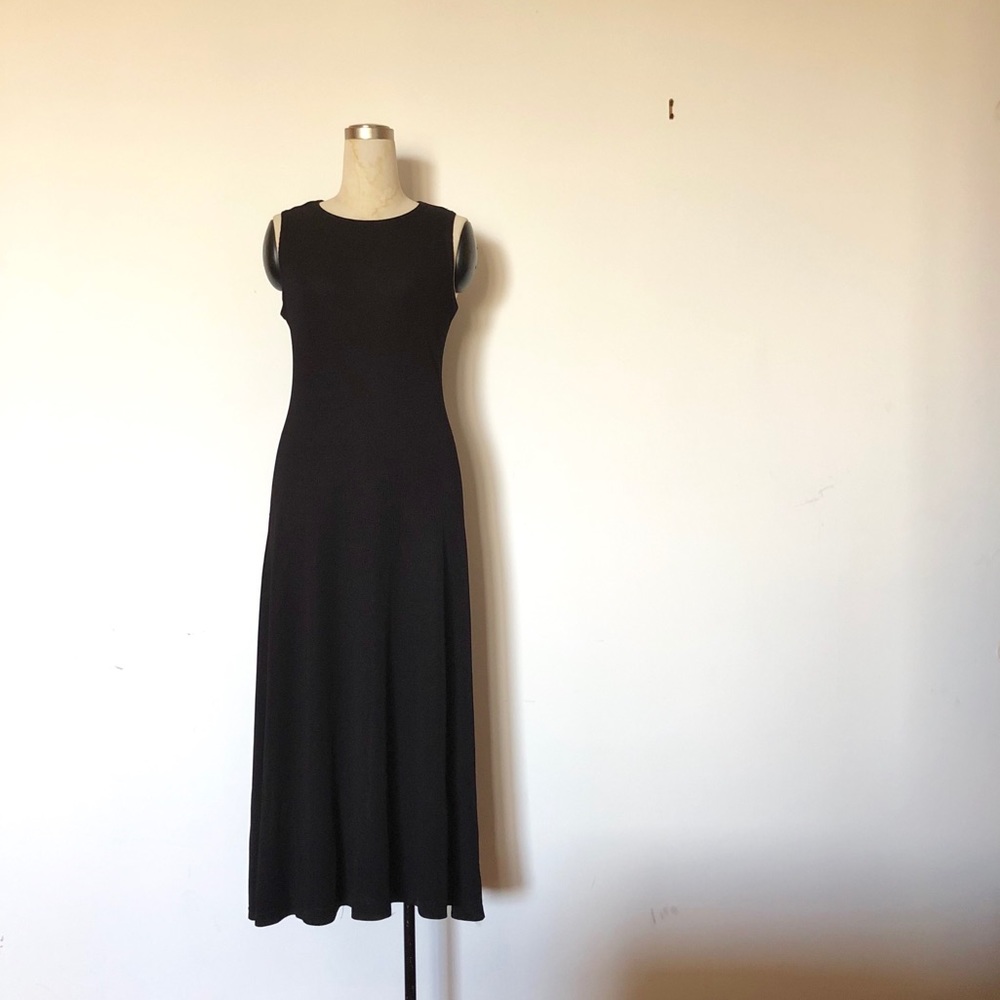Ronni Nicole - Vintage Black Knit Maxi Dress
